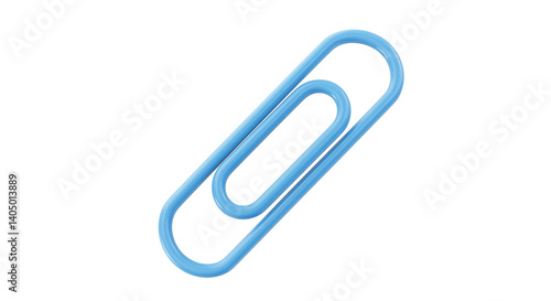 Wallpaper Mural Isolated Blue Paper Clip Torontodigital.ca