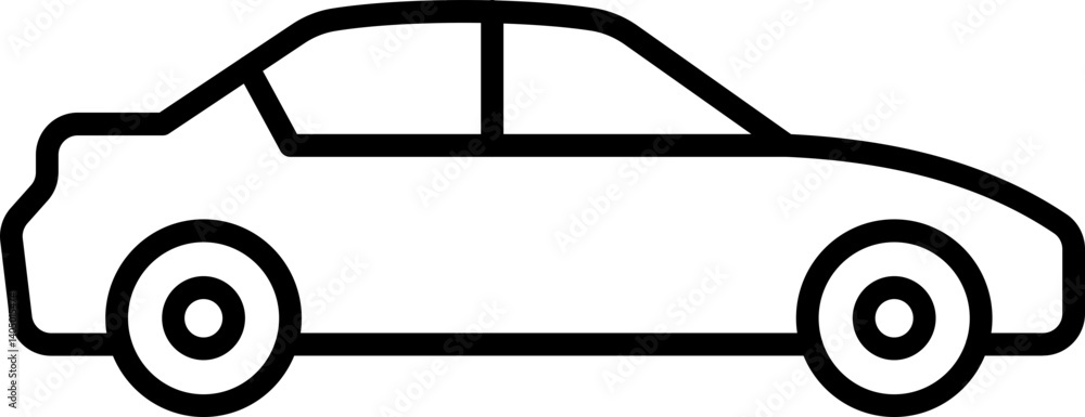 Car Vector Icon Stock Illustration