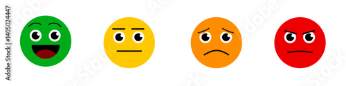 three smilies set smiley emotion. Three smilies, set smiley emotion, by smilies, cartoon emoticons - for stock vector