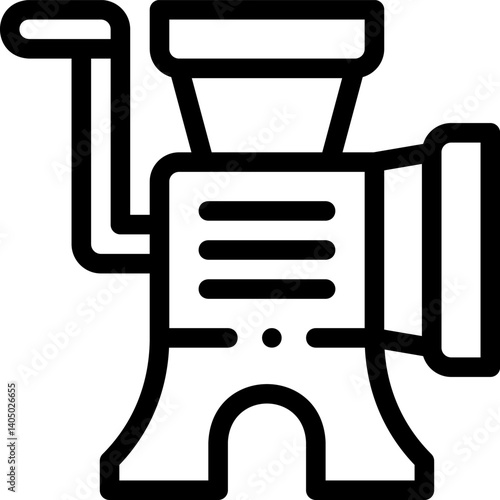 mincer Illustration on a white background  
