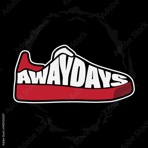Awaydays Football Ultras Logo Vector Design Illustration