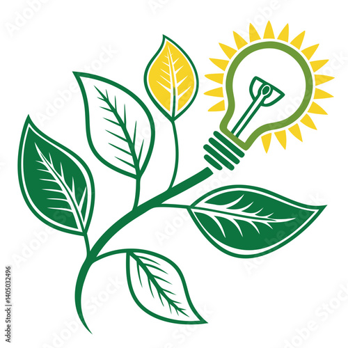 Sustainable Eco Power Concept Art for Green Technology Projects