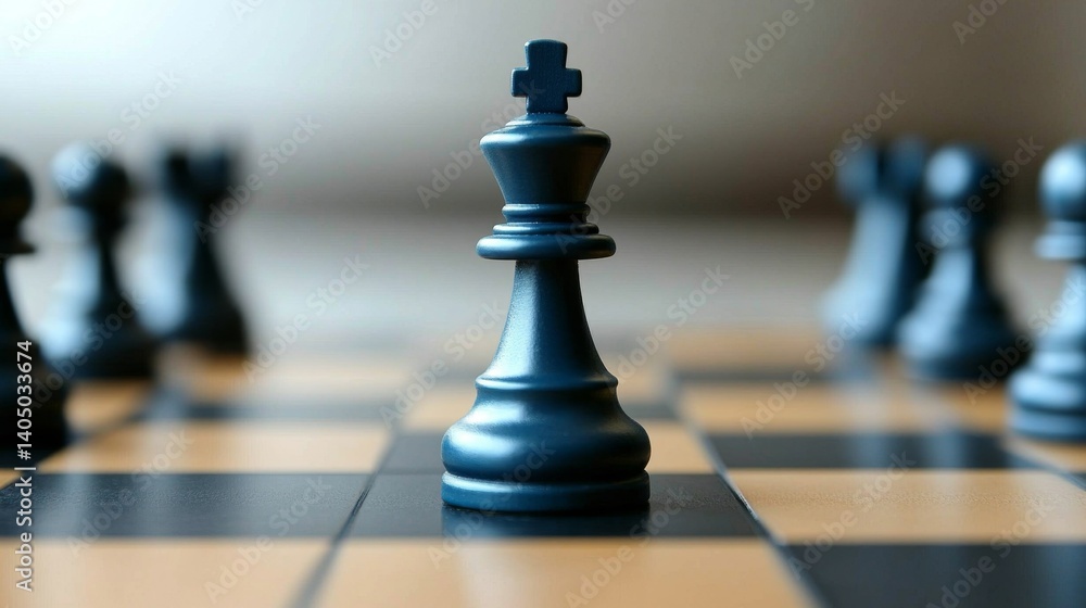 Visual portrayal of intelligence and success embodied through chess pieces. Visual portrayal of intelligence and success embodied through chess pieces.