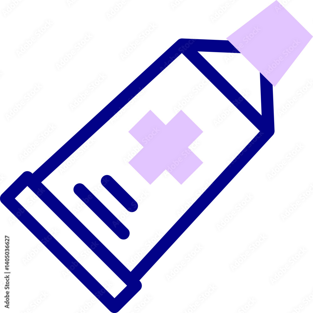 Fototapeta premium paste Illustration on a white background