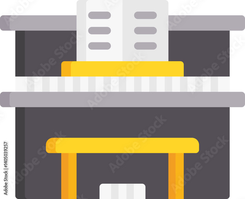 piano (2) Illustration on a white background    