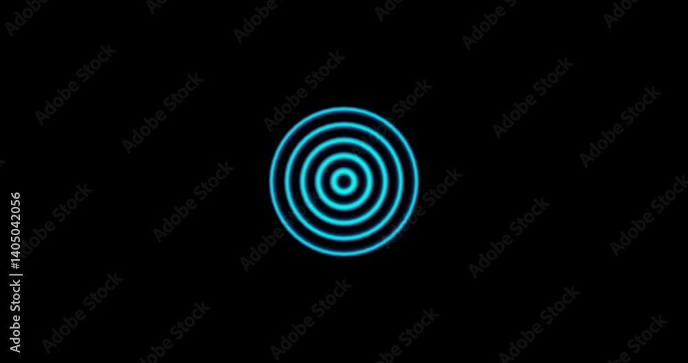 Circle, radio wave background. Motion. Circle, radio wave background. Motion.