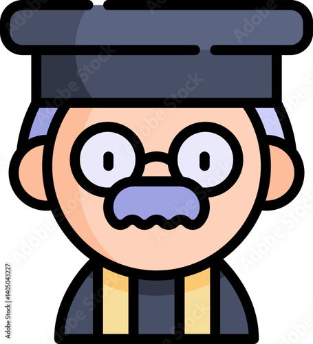 principal Illustration on a white background  