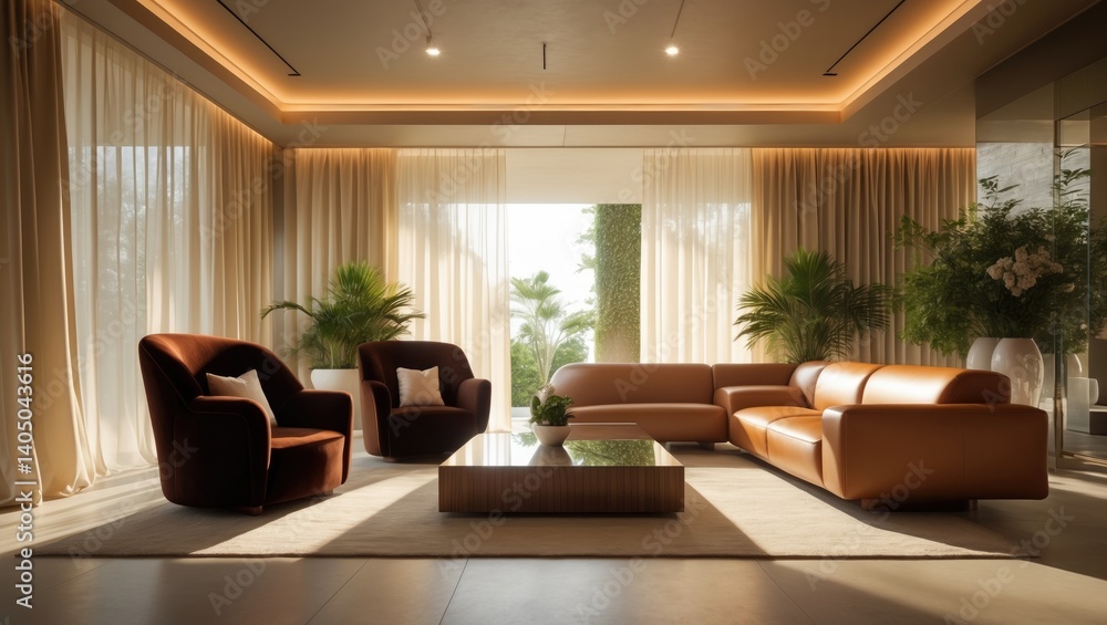 Modern luxury home living room Modern luxury home living room