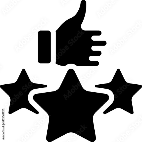 ratings Illustration on a white background 