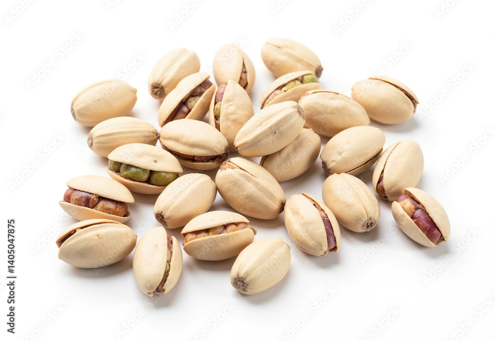 Pistachio Nuts Shelled Unshelled Scattered white Background,Flying pistachios Pistachio Nuts Shelled Unshelled Scattered white Background,Flying pistachios