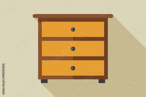 wooden cabinet with drawers