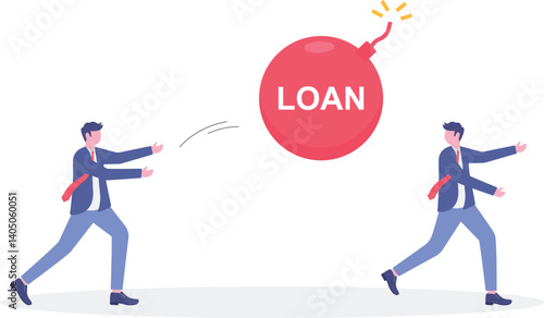 Social media illustration, business concept, web design

