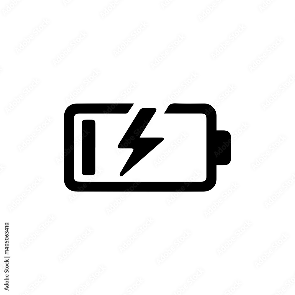 Low battery icon with transparent background Low battery icon with transparent background
