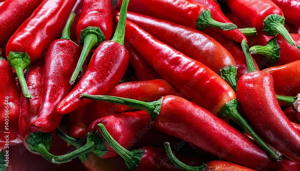 Close up background of hot red chilean pepper Heap of pepper Close up background of hot red chilean pepper Heap of pepper