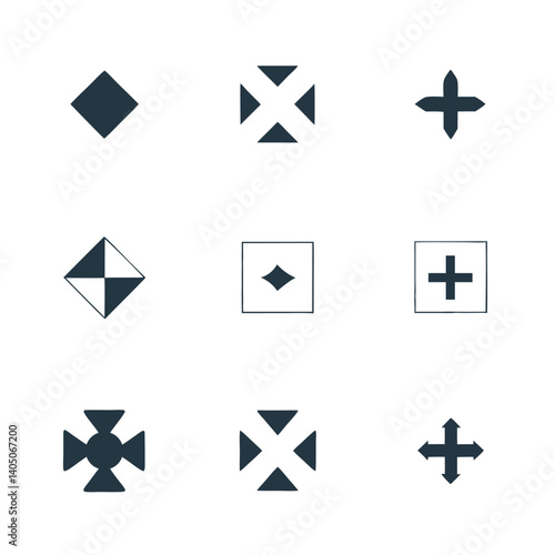 Minimal Arrow Icon Set Vector design.