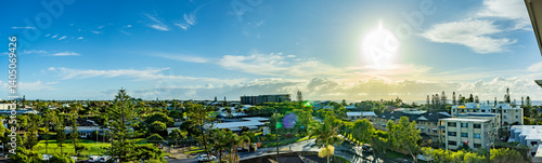 Blick über Buddina an der Sunshine Coast in Australien