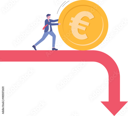 Social media illustration, business concept, web design

