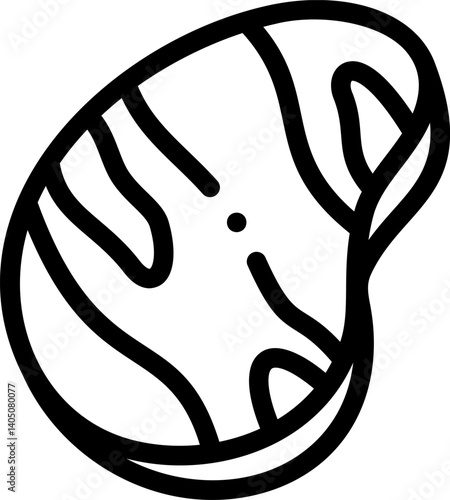 sirloin steak Illustration on a white background     