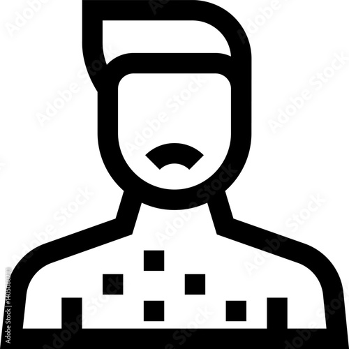 skin rash Illustration on a white background     