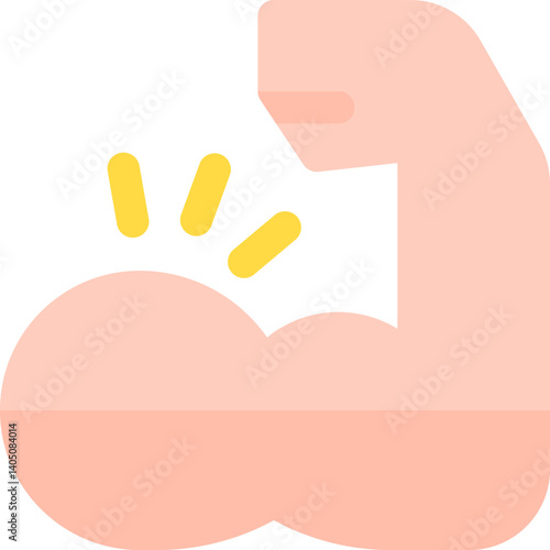 strenght Illustration on a white background    