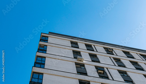 Photography Multi-storey residential building in the city