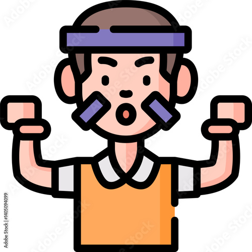 activist Illustration on a white background    