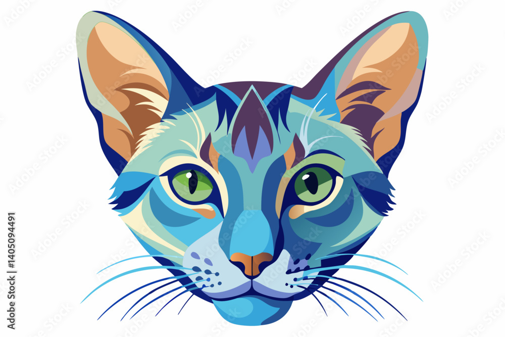 Fototapeta premium Animal Head Vector – Wild Animal Clipart Collection
