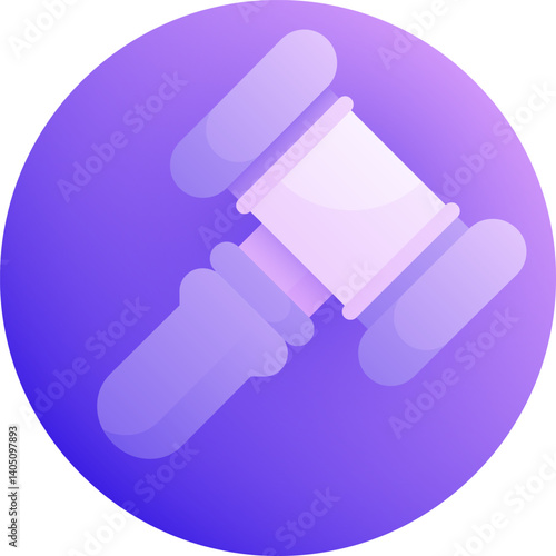 auction Illustration on a white background   