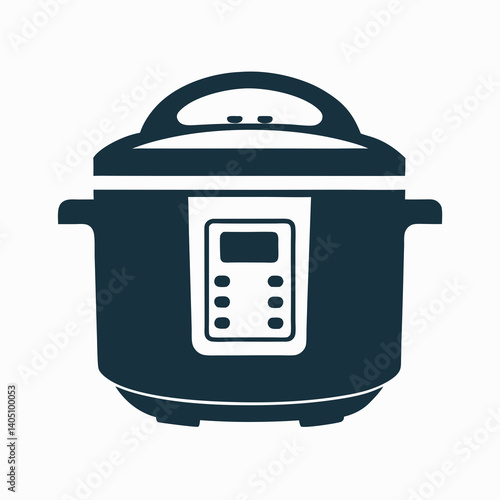 Minimal Kitchen Appliance Vector Illustration.