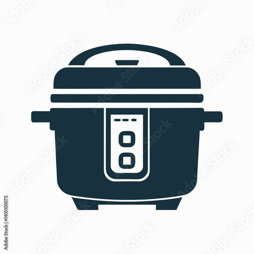 Minimal Kitchen Appliance Vector Illustration.