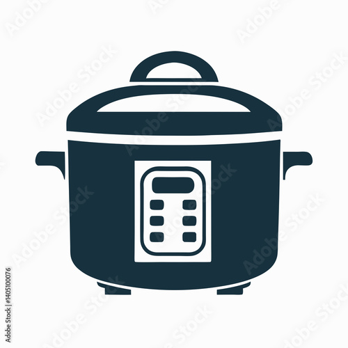 Minimal Kitchen Appliance Vector Illustration.