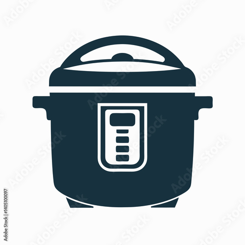 Minimal Kitchen Appliance Vector Illustration.