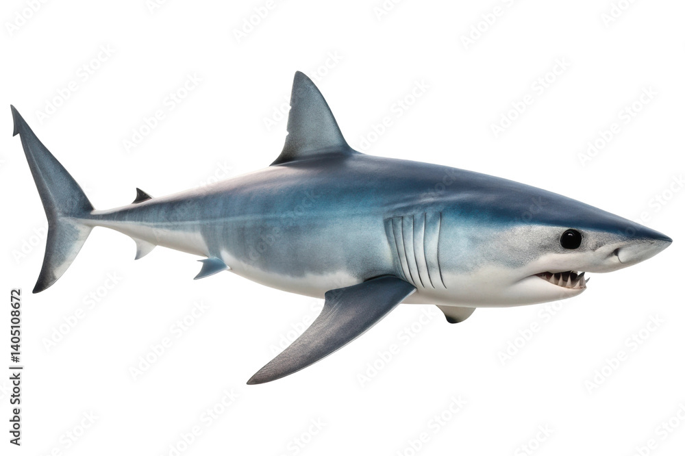 Realistic depiction of a shark swimming in the ocean with intricate details showcasing its fins and body structure Realistic depiction of a shark swimming in the ocean with intricate details showcasing its fins and body structure