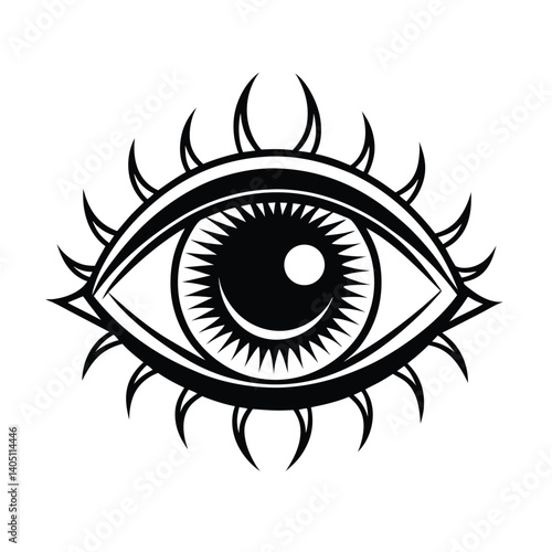leviathan devil eye in darkness