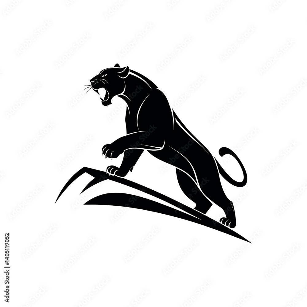panther,panther face silhouette vector line art logo design panther,panther face silhouette vector line art logo design