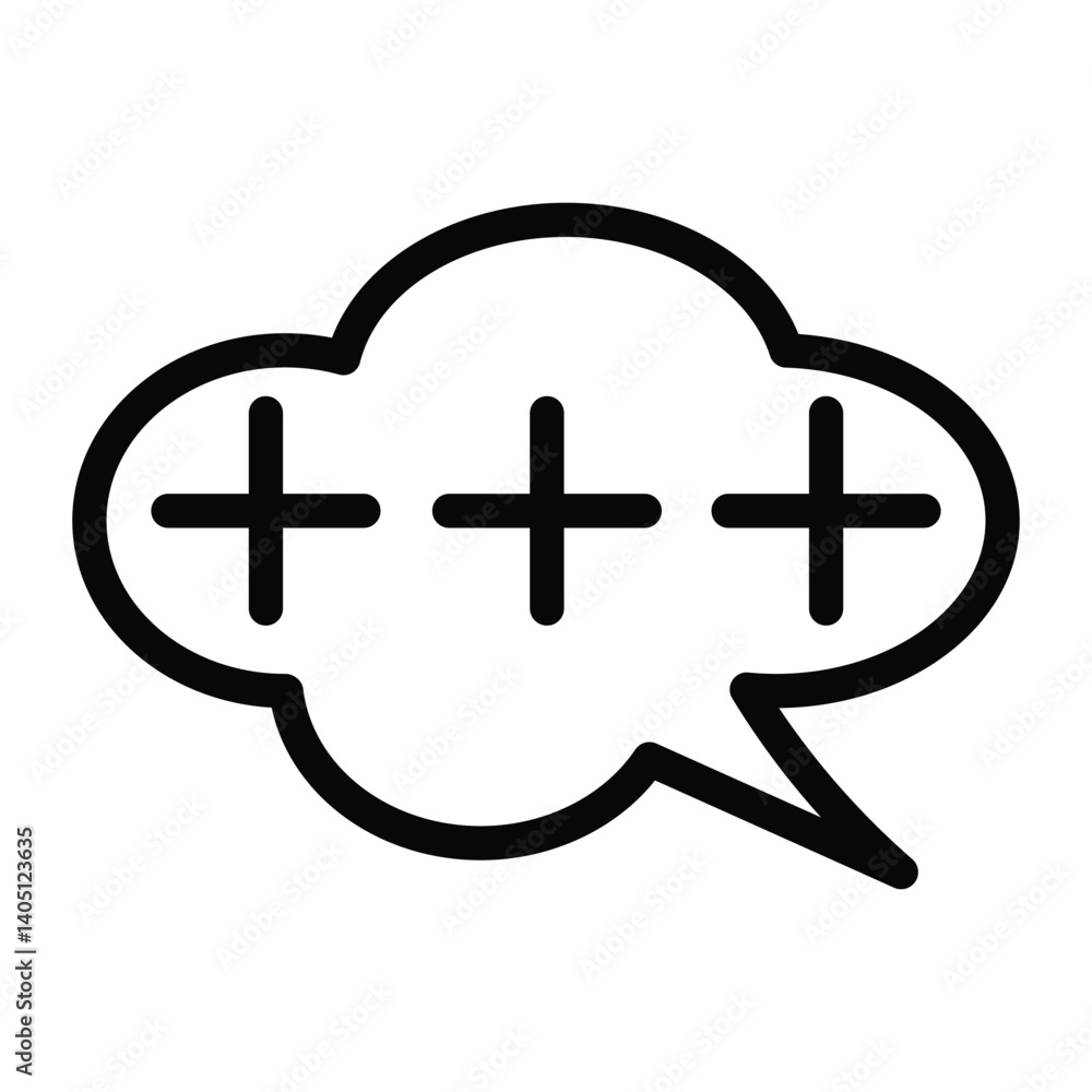 Fototapeta premium Speech bubble Speech bubble. Cloud speech bubble. Vector