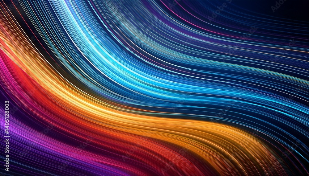 Colorful wave and lines style abstract background design Colorful wave and lines style abstract background design