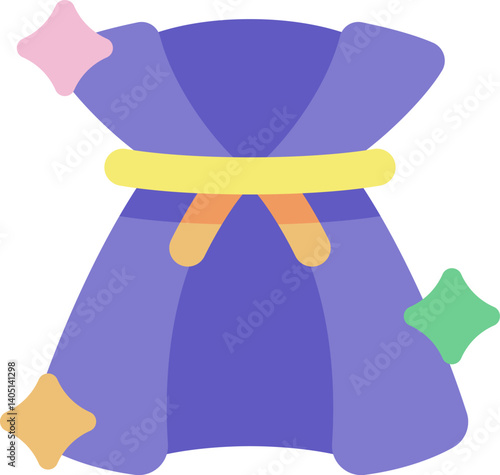 CLOAK Illustration on a white background   