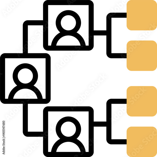 division Illustration on a white background   