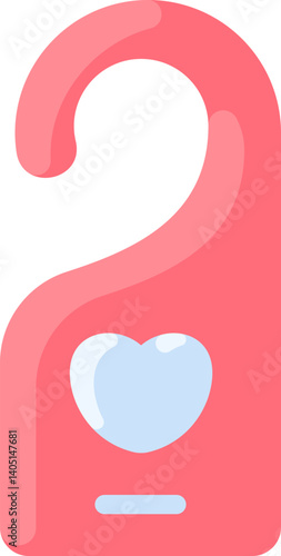 do not disturb Illustration on a white background     