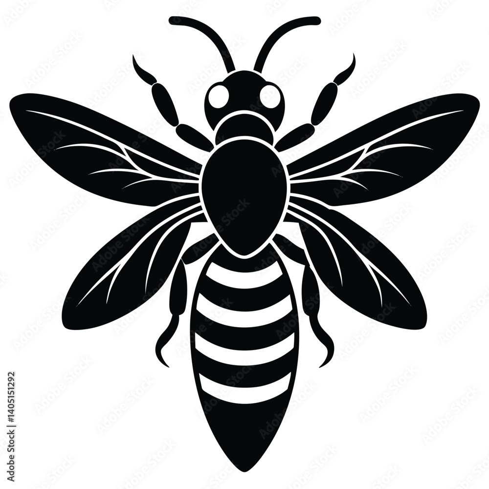 Obraz premium hornet vector