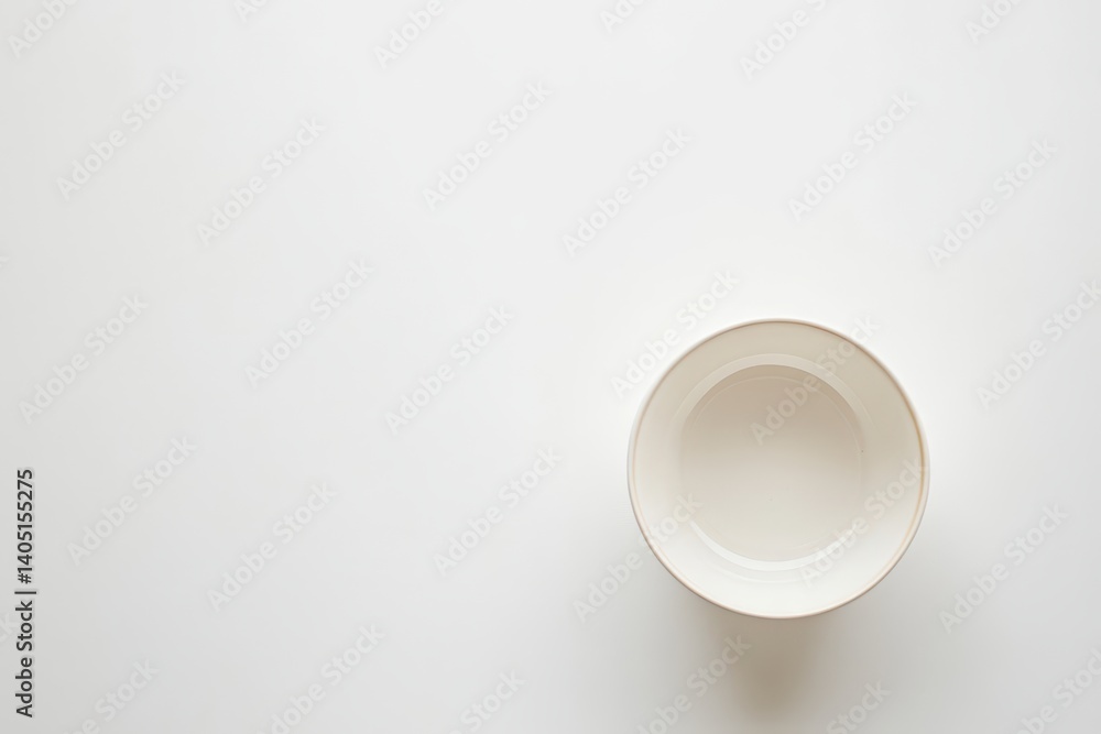Empty white bowl on white background (2) Empty white bowl on white background (2)