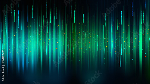 Black, dark blue, green, emerald, petrol, teal, and lime yellow glowing stripes, perfect for futuristic technology designs.

