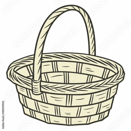 basket vector illustration