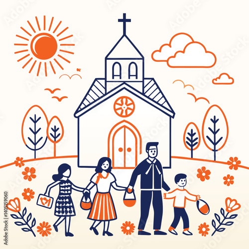 "Easter Joy: Springtime Celebrations, Faith, and Family Moments"