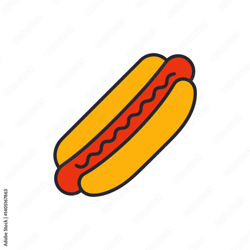 hot dog vector illustration hot dog vector illustration