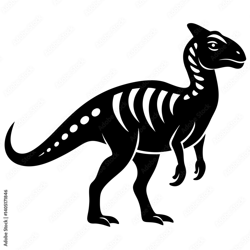 Pachycephalosaurus: Prehistoric Powerhouse, Mighty Skull, Dinosaur Illustration, Mesozoic Era, Pachycephalosaurus: Prehistoric Powerhouse, Mighty Skull, Dinosaur Illustration, Mesozoic Era,