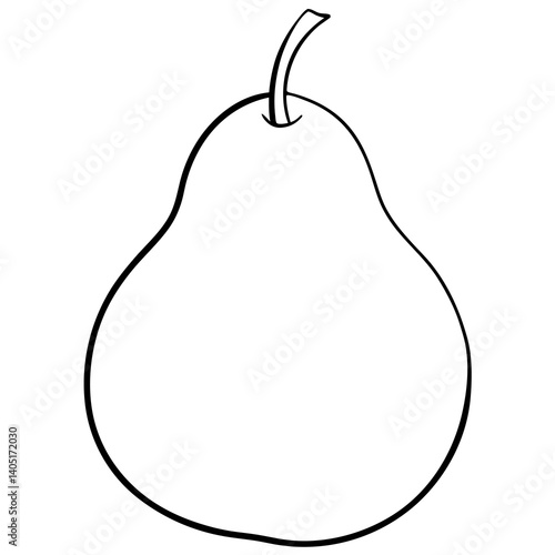 pear isolated on white