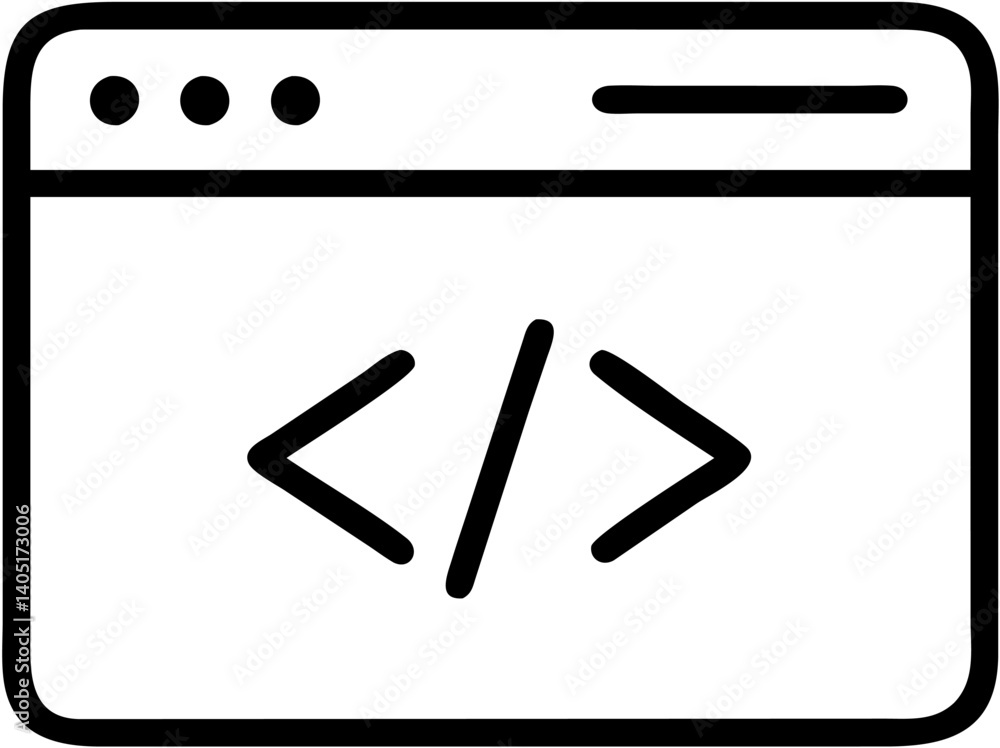 Code Icon: Modern Programming Symbol, Software Development, Digital Tech, App Design, Coding Code Icon: Modern Programming Symbol, Software Development, Digital Tech, App Design, Coding