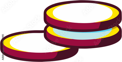 Wealth, Prosperity, and Financial Success: A Stack of Golden Coins rich pile heap money asset stock 